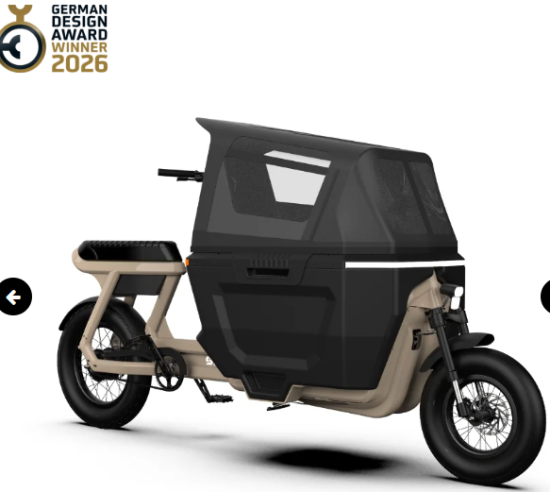 Elektro Transportfahrrad  CargoX, Familie, 2 Rad, mit Code, Hydr. Bremsen,  versch. Farben